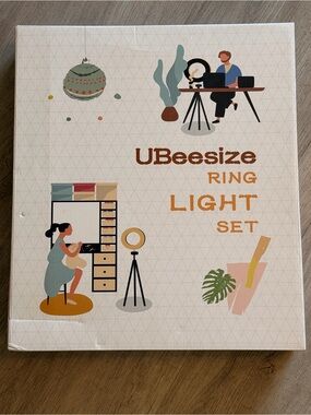 UBeesize Ring Light Set - brand new never used